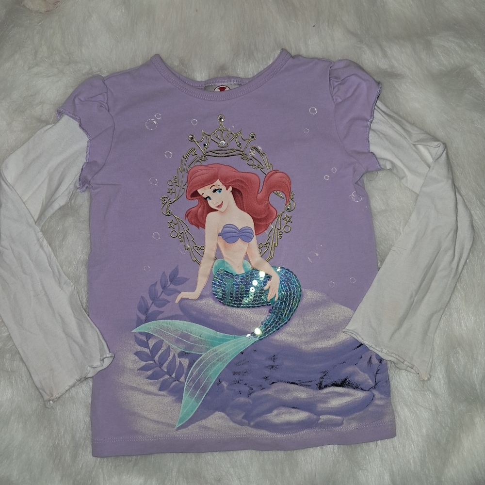 Disney Ariel Purple Kids Shirt